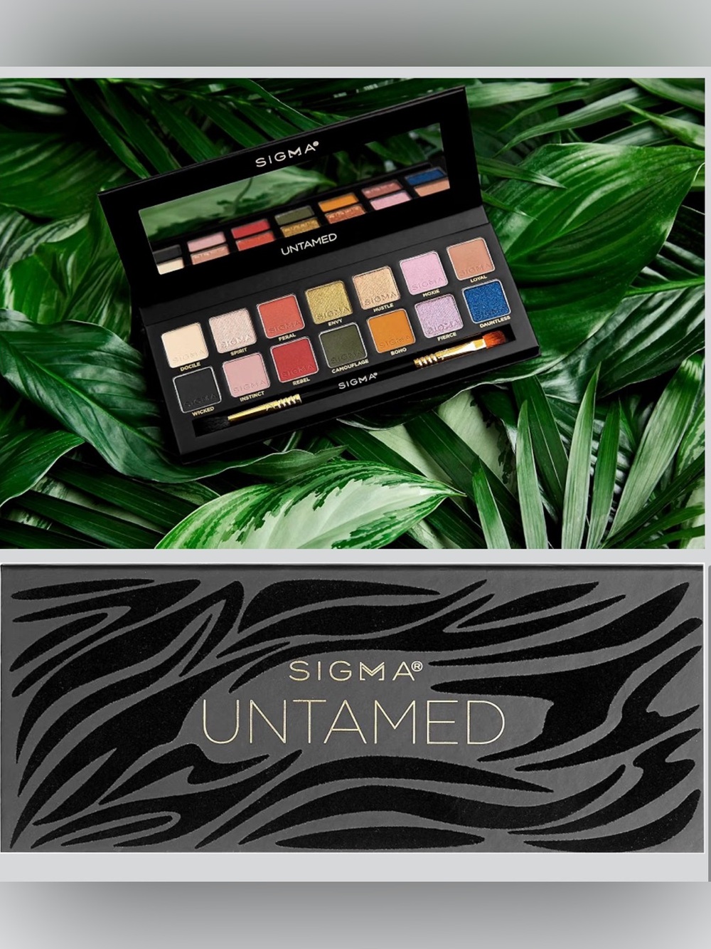 SIGMA Untamed Eyeshadow Palette NIB $65